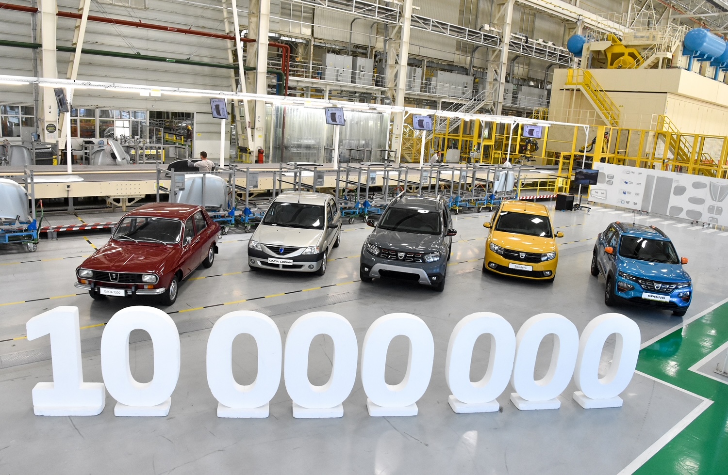 10 milionů modelů Dacia
