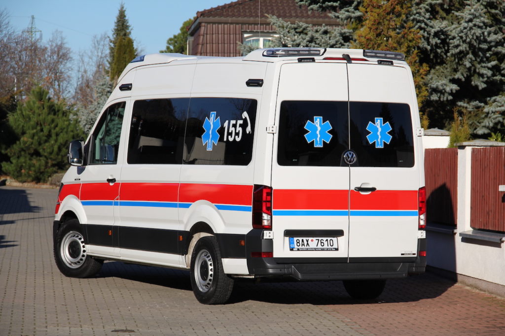 Volkswagen Crafter sanitní přestavba