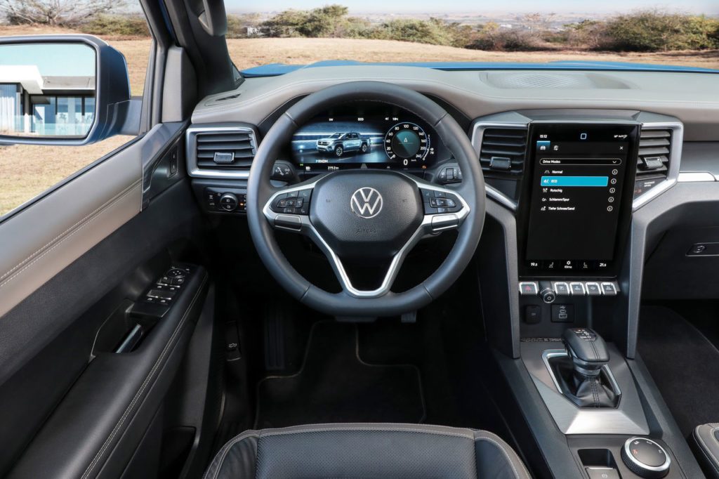Nový Volkswagen Amarok interiér