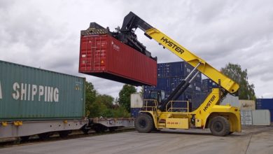 Kontejnérový terminál v Brně