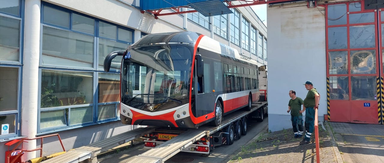 DPMB koupil nové trolejbusy