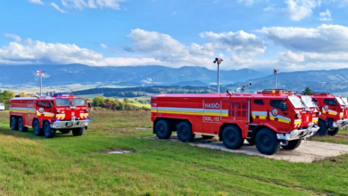 Slovenští hasiči získali speciální vozidla Titan 