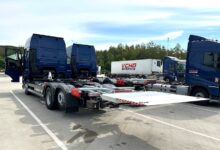 VCHD Cargo používá hydraulické plošiny pro výměnné nástavby