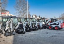 Rekordní dodávka rypadel a nakladačů Bobcat