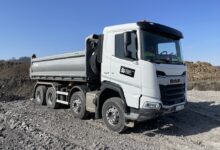 DAF XFC 480 8×4 v ostrém stavebním provozu
