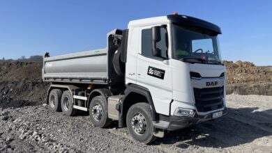 DAF XFC 480 8×4 v ostrém stavebním provozu