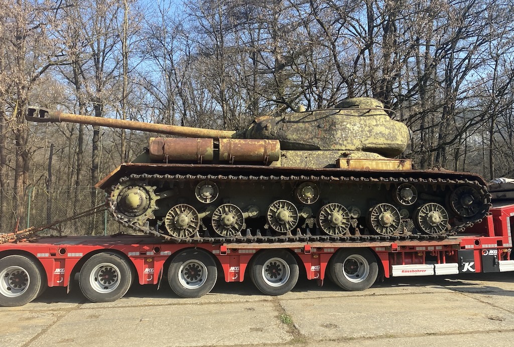 Historický tank z Lešan teď budou obdivovat ve Finsku 