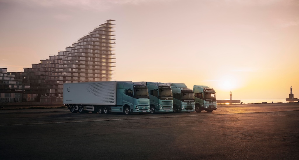 Volvo představuje nová elektrická nákladní vozidla 