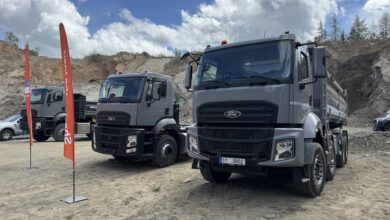 Ford Trucks přivezl stavební speciály do kamenolomu