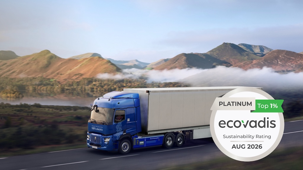 Renault Trucks získal platinové ocenění EcoVadis